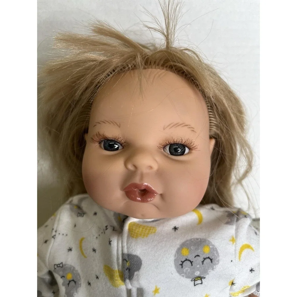 Berbesa Baby Doll Large Soft‎ Body, blonde Hair blue Eyes.